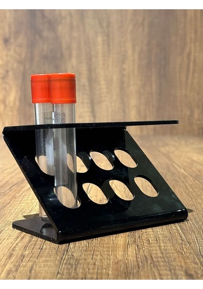 Siyah 8'li Kan Alma Tüp Standı Tüp Sporu 16 100mm Için Uyumlu Z Form
