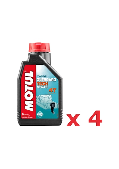 Motul Outboard Tech 4t 10w-40 Tekne Motor Yağı 1 L 4 Adet