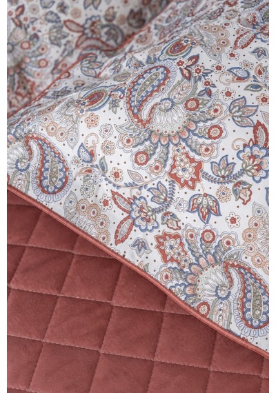Savira Ella Çift Kişilik Fitted Complete Takımı Turuncu