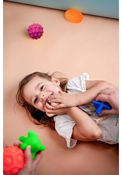 Hugamama Sensory Duyusal Bebek Topları: 6'lı Set