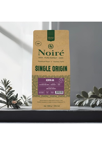 Noire Kenya Aa 1000g - %100 Arabica Single Origin Çekirdek