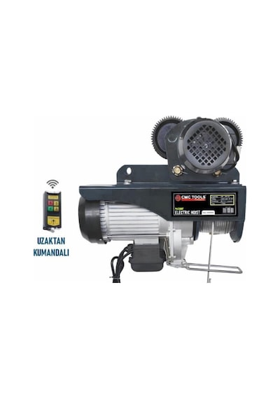 Cmc 1700 Watt Şaryolu Kumandalı Elektrikli Caraskal Vinç 600-1200 Kg