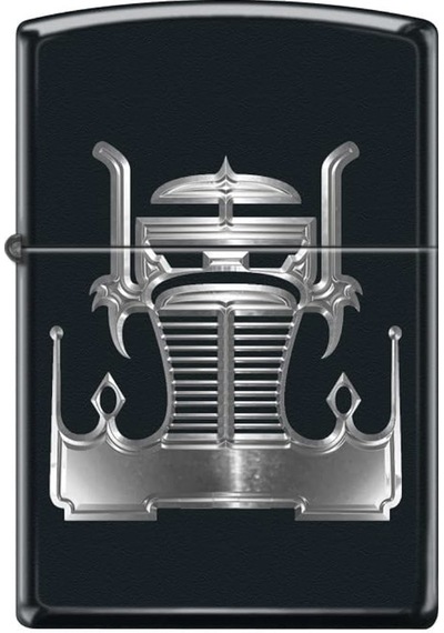 Zippo Crown Truck Grill Black Matte Windproof Çakmak - 49007-00063-model21