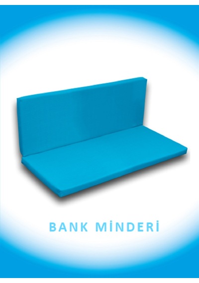 Dekosoy Arkalıklı Bank Minderi 110x50x5cm Turkuaz