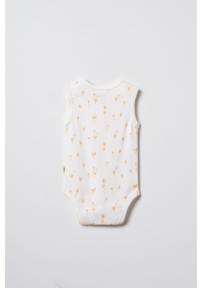 Babycosy Organic Wear Bebek 2li Askılı Zıbın Body %100 Organik Pamuk - Bebek Ve Yenidoğan Serisi - Csy3050 Ekru