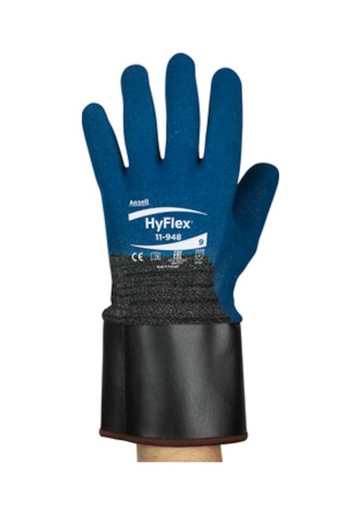 Ansell Hyflex 11-948 Kesilme Dirençli Yağ Tutmaz Iş Eldiveni