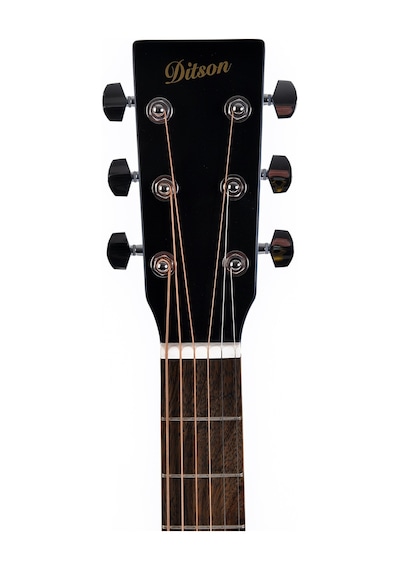 Ditson 000c-10e-tbl Elektro Akustik Gitar Tranclucent Ultramarine Blue