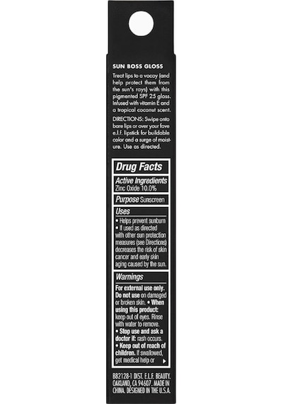 E.l.f. Sun Boss Gloss Spf 25 Nemlendirici Ve Parlak Dudak Parlatıcısı Dudak Parlatıcıları That's My Jam