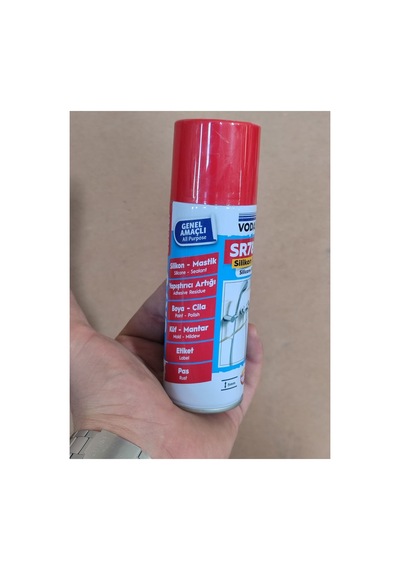 Sr78 Yapışkan Etiket Sökücü Temizleyici Boya Küf Mantar Pas Temizleyici Silikon Sökücü Sprey 200 Ml