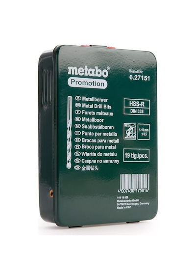 Metabo 6.27151 19 Parça Hss Metal Matkap Ucu Seti