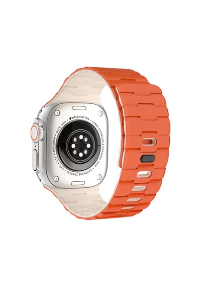 Newface Apple Watch Ultra 49mm Wowen Kordon - Turuncu