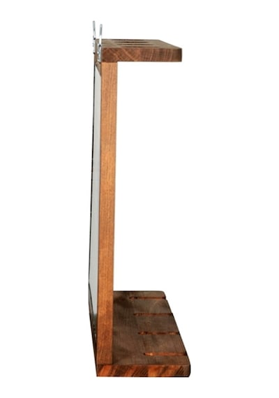 Aynalı Ahşap Şaraplık Viski Bira Salon Bar Duvar Dekoru 44X49 Cm