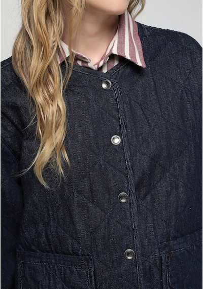 Colin's Colins Regular Fit Düğmeli Astarlı Kadın Dark İndigo Denim Ceket Cl1082792 Q1.v1 Dn45174 Colin's Colins Regular Fit Düğmeli Astarlı Kadın Dark İndigo Denim Ceket Cl1082792 Q1.v1 Dn45174