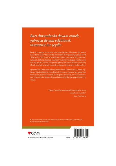 Düşüş - Albert Camus -  Can Yayınları