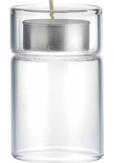 Pasabahce Tube Tealight 8.5 Cm Mumluk - 1 Adet Şeffaf