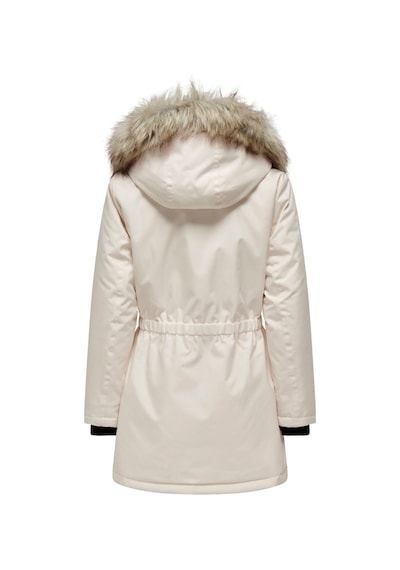 Only Kapüşonlu Ekru Kadın Parka 15304625 001