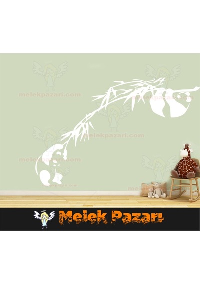 Oynayan Pandalar Çocuk Odası Duvar Sticker