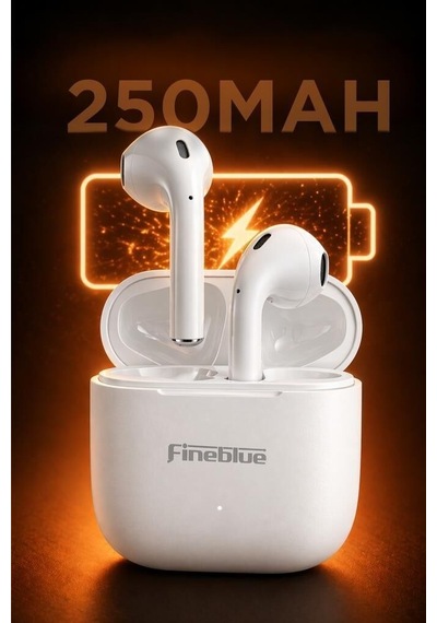 Premium Müzik Dinleme Adım Sayar Ofis Gereci Fineblue Kulak İçi Kablosuz Kulaklık Fm1pro