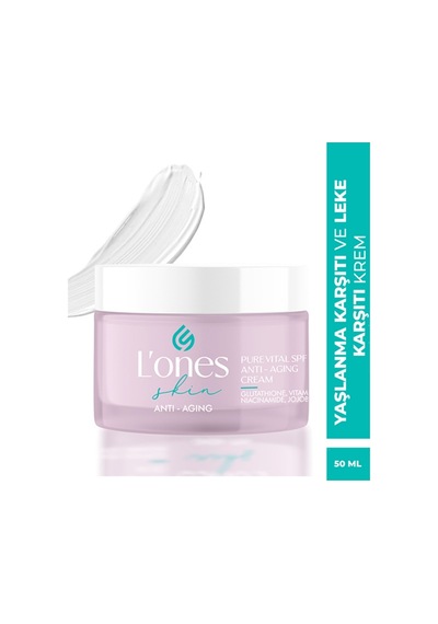 Lones Pure Vital Spf30 Yaşlanma Karşıtı Bakım Kremi 50ml