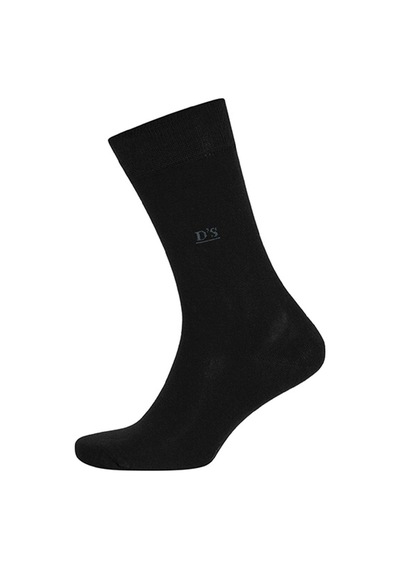 D's Damat Bambu 3lü Çorap Set Siyah Renkli