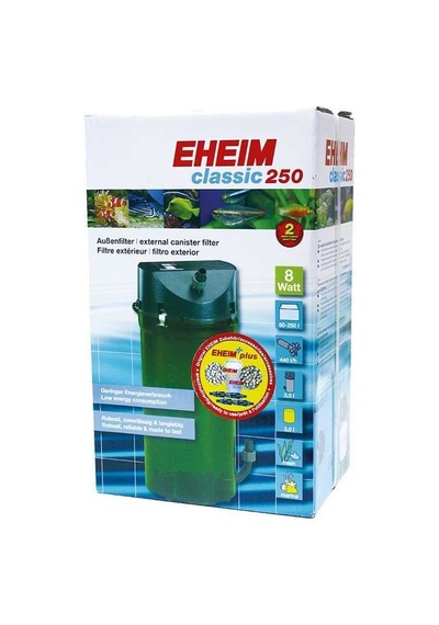 Eheim Classic 250 2213-05 Dış Filtre Dolu+Musluklu 440 L/H