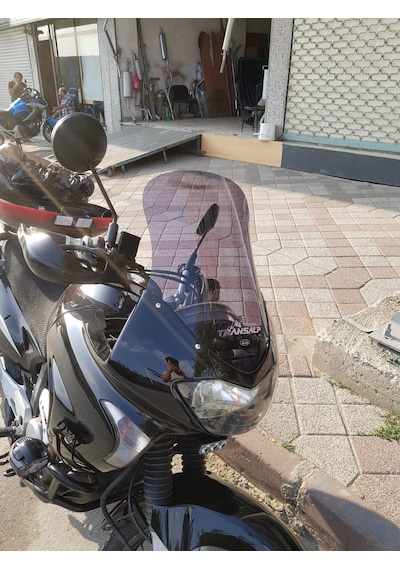 Honda Transalp Xl650 Uzun Cam Koyu Füme Zeus 50Cm 4Mm