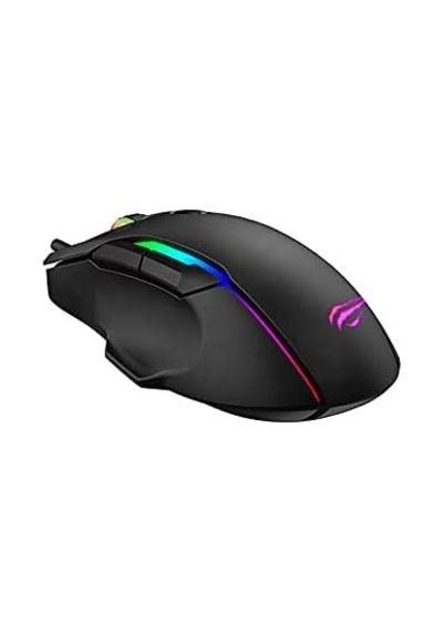 Gamenote Ms1012a Kablolu Rgb Gaming Mouse - Siyah Açık Beyaz