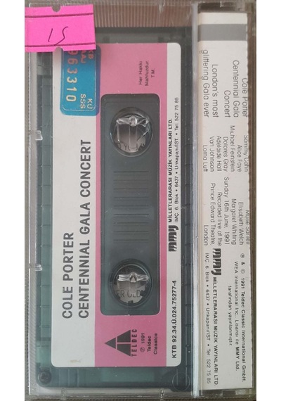 Plak Değildir Kaset Tir Cole Porter Centennial Gala Concert Kas