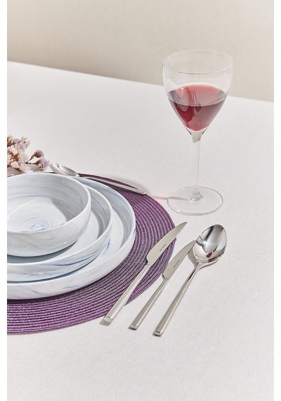Pasabahce Marble Porselen Pasta Tabağı Mavi - 1 Adet