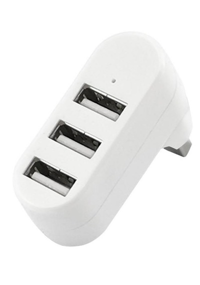4 Port Usb 2.0 Hub Çoklayıcı Çoğaltıcı 180 Derece Dönen Beyaz