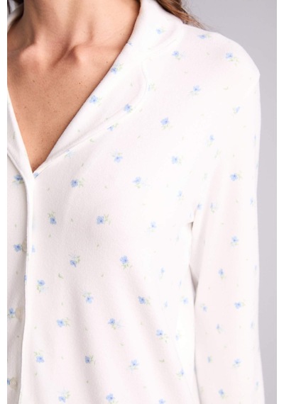 Defacto Çiçekli Pijama Takımı Üst Alt H1801AX26SP