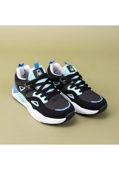 United Colors Of Benetton Benetton Bni-11109 İthal Hafif Unisex Kadın Spor Ayakkabı Siyah - Beyaz United Colors Of Benetton Benetton Bni-11109 İthal Hafif Unisex Kadın Spor Ayakkabı Siyah - Beyaz