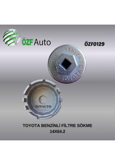 Özf0129 Yağ Filtre Sökme Aparatı Toyota Benzinli Evensis 14x 64.2 Cm