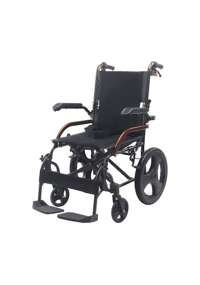Medikaltec Comfort Plus Gk863labj-12 Jet Black Transfer Alüminyum Tekerlekli Sandalye