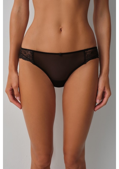 Suwen Private Dantelli Slip Külot Wsl10210215012 Siyah