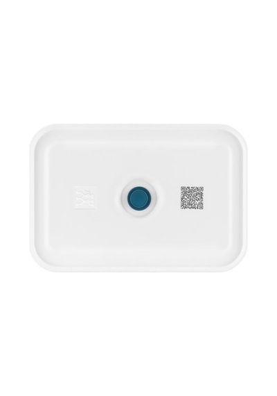 Zwilling Fresh &amp Save Vakumlu Yemek Taşıma Kabı, L Düz, Plastik, Beyaz-akdeniz Mavisi