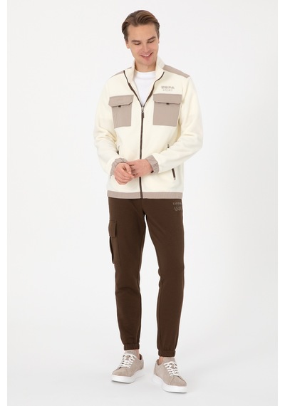 U.s. Polo Assn. Erkek Hırka Örme 50309979-vr256 İnci