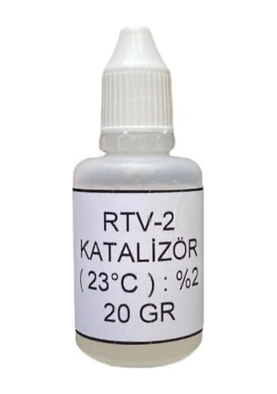Rtv-2 10 Shore 1kg Kalıp Silikonu + 20gr Katalizör