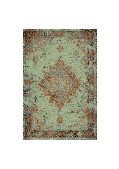 Kartela Halı Melo Halı Jüt Taban Dokuma Halı Yeşil - 120 X 180 Cm