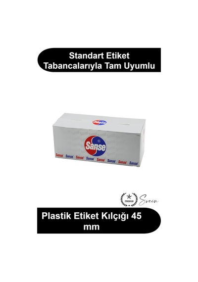 Etiketkılçığı Plastik Etiket Kılçığı 45 Mm 10.000 Adet Tabanca Uyumlu Giyim Tekstil Konfeksiyon Mağ