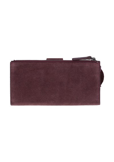 Bloominbag Burgundy Still Lozan Hakiki Süet Çapraz Askılı Telefon Bölmeli Cüzdan Çanta Bordo