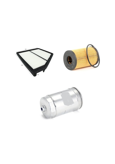 Sardes Filtre Seti Hyundai Matrix 1.5 Crdı 2009-2010 110 Beygir Dizel 3lü Hava + Yağ F. + Yakıt Filtre