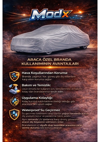 Bmw E36/e46 Sd3 Araca Özel Üretim Oto Branda A+ 455x175x145