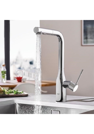 Grohe Essence Tek Kumandalı Spiralli Eviye Bataryası 30270000