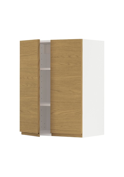 Mutfak Duvar Dolabı, Voxtorp Meşe Görünümlü, 60x80 Cm, 2 Kapaklı Mutfak Duvar Dolabı, Voxtorp Meşe Görünümlü, 60x80 Cm, 2 Kapaklı