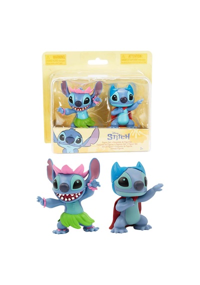 Disney 2 Li Figür Seti Ttc34000 - Hawaii Kıyafetli Stitch Li Set