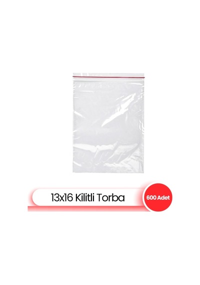 Kilitli Poşet 13x16 30 Mic. 600 Ad.