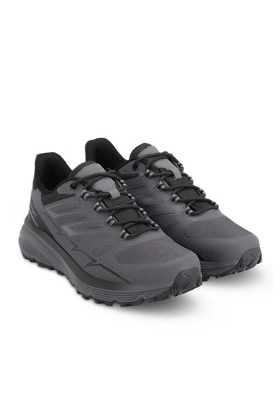 Slazenger Wıld Su Geçirmez Erkek Outdoor Ayakkabı Koyu Gri Koyu Gri
