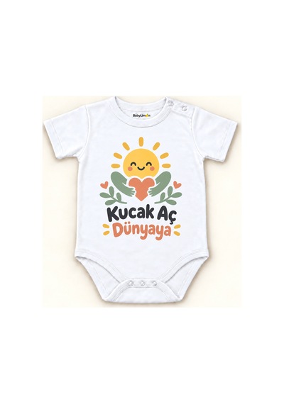 Babylimon Kucak Aç Dünyaya Beyaz Kısa Kollu Çıtçıtlı Bebek Zıbını Beyaz - Kucak Aç Dünyaya - 928161955 Beyaz - Kucak Aç Dünyaya Babylimon Kucak Aç Dünyaya Beyaz Kısa Kollu Çıtçıtlı Bebek Zıbını Beyaz - Kucak Aç Dünyaya - 928161955 Beyaz - Kucak Aç Dünyaya