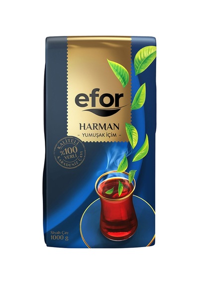 Efor Harman Siyah Çay 1 Kg - 6 Adet Tarı